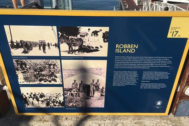 Robben Island info
